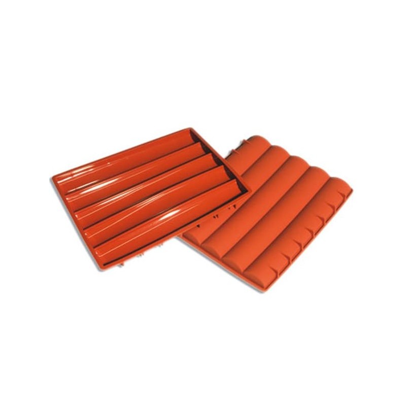 PLAQUE SILICONE 210X170 - 5 barres de chocolat 200x30xht15 mm