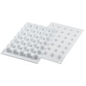 PLAQUE SILICONE 300X175 - 35 micro truffes Ø 22xht20 mm - 5ml