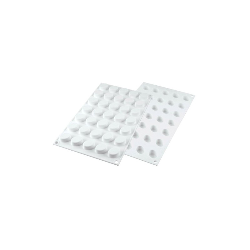 PLAQUE SILICONE 300X175 - 35 micro ovales 26x19xht12 mm - 5ml