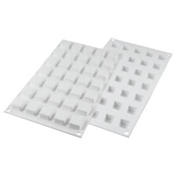 PLAQUE SILICONE 300X175 - 35 micro carrés 21x21xht13 mm - 5ml