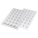 PLAQUE SILICONE 300X175 - 35 micro ronds Ø 24xht12 mm - 5ml