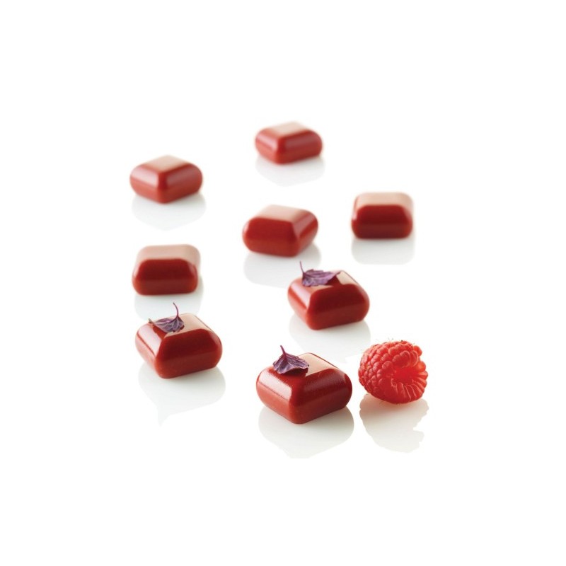 PLAQUE SILICONE 300X175 - 35 micro carrés bombés 23x23xht13 mm - 5ml