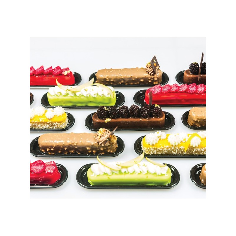 PLAQUE SILICONE 300X175 - 10 fashion éclairs 130x25xht25 mm - 80ml