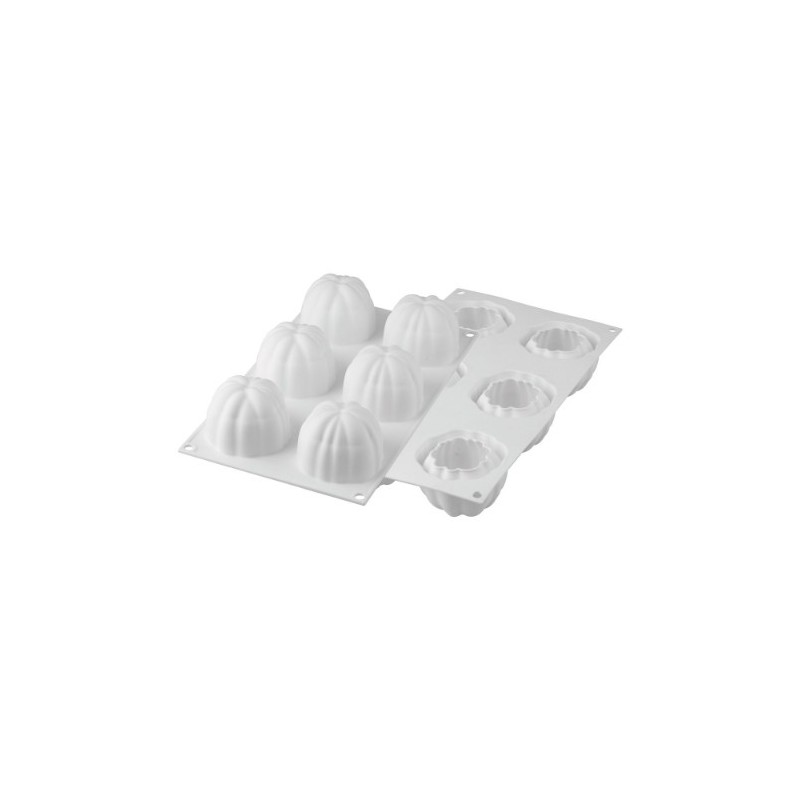 PLAQUE SILICONE 300X175 - 6 sphères bloom Ø 68xht52 mm - 120ml