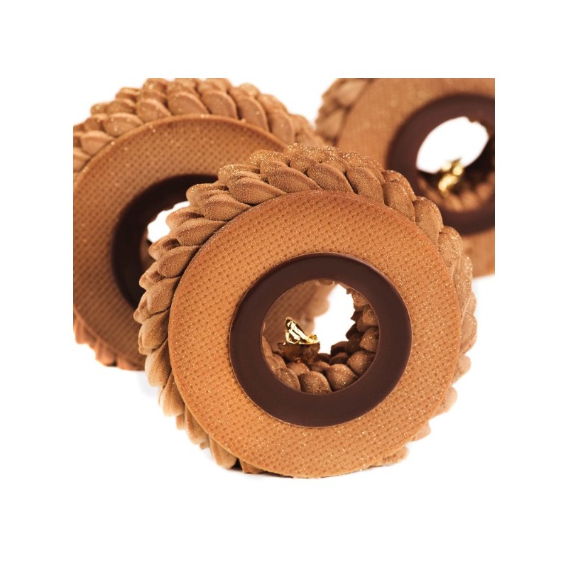 KIT PLAQUE SILICONE 300X175 - 6 anneaux ring Ø 85xht18 - 65ml