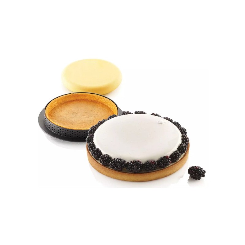 KIT MOULE SILICONE TARTES RONDES