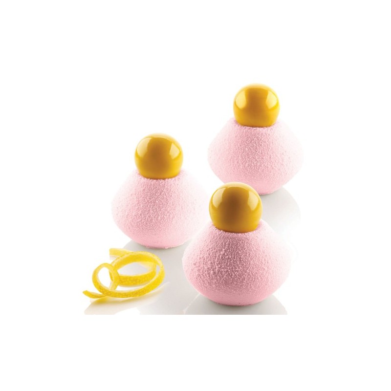 KIT PLAQUE SILICONE 300X175 - 6 fragrances Ø 60xht45 et 32xht28 mm