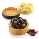 KIT PLAQUE SILICONE - 8 tartelettes cocoa Ø 70xht20 mm - 36ml