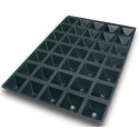 PLAQUE SILICONE 600X400 - 35 pyramides 65x65xht35 mm - 40ml