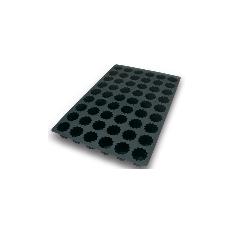 PLAQUE SILICONE 600X400 - 54 cannelés Ø 56xht50 mm - 80ml