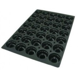 PLAQUE SILICONE 600X400 - 35 kougloffs Ø 71xht35 mm - 90ml