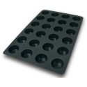PLAQUE SILICONE 600X400 - 24 muffins Ø 69xht39 mm - 122ml