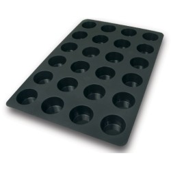 PLAQUE SILICONE 600X400 - 24 muffins Ø 69xht39 mm - 122ml