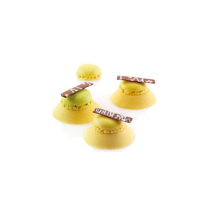 PLAQUE SILICONE 600X400 - 60 mini tartelettes Ø 44xht10 mm - 10ml