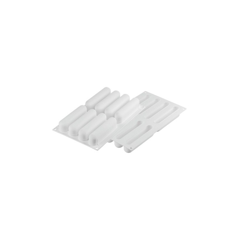 PLAQUE SILICONE 300X175 - 8 éclairs 135x28xht37 mm - 120ml