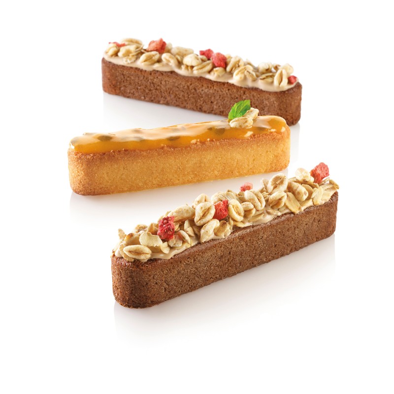 PLAQUE SILICONE 600X400 - 32 fashion cakes 130x25xht25.5 mm - 80ml