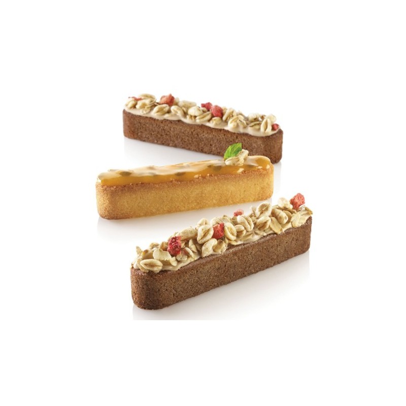 PLAQUE SILICONE 600X400 - 32 fashion cakes 130x25xht25.5 mm - 80ml