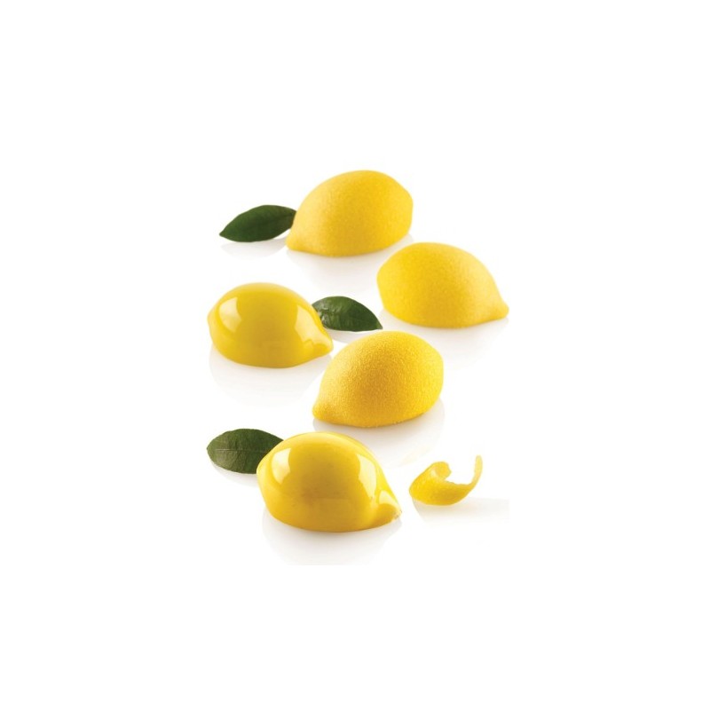 PLAQUE SILICONE 300X175 - 15 mini citrons 58x38xht27 mm - 30ml
