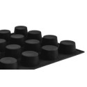 PLAQUE SILICONE 600X400 - 24 muffins Ø 70xht40 mm - 130ml