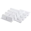 PLAQUE SILICONE 300X175 - 8 buchettes 75x50xht46 mm - 140ml