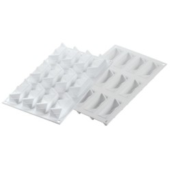 PLAQUE SILICONE 300X175 - 12 star game 75x25xht25 mm - 35ml