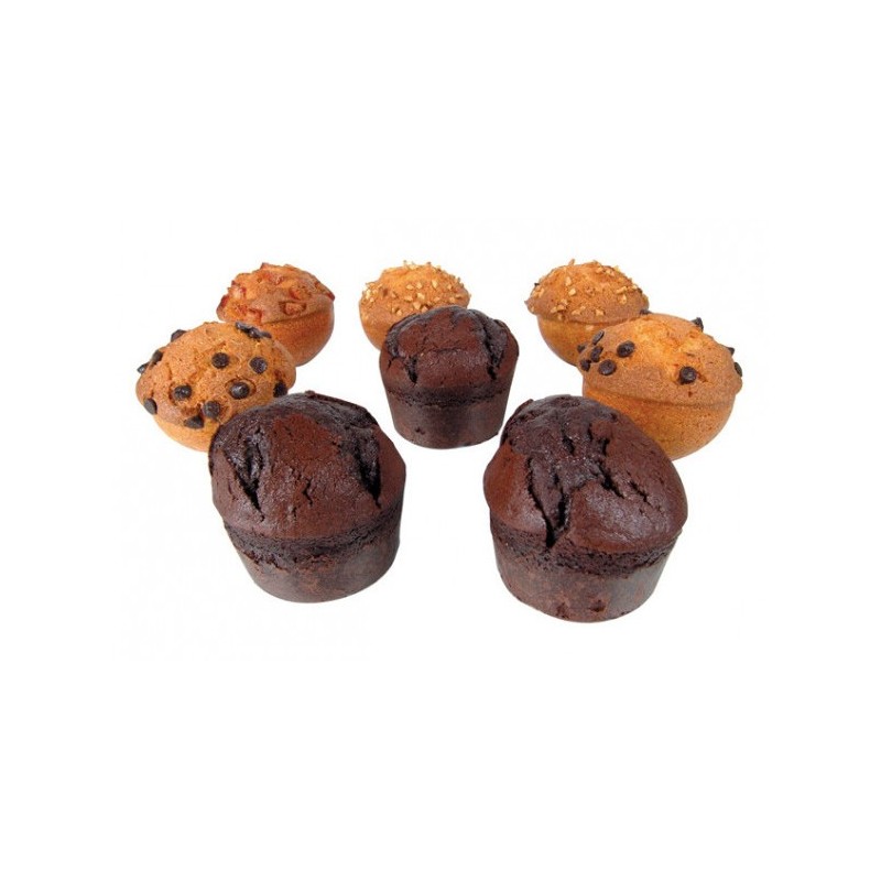 PLAQUE SILICONE 600X400 - 24 muffins Ø 70xht40 mm - 130ml