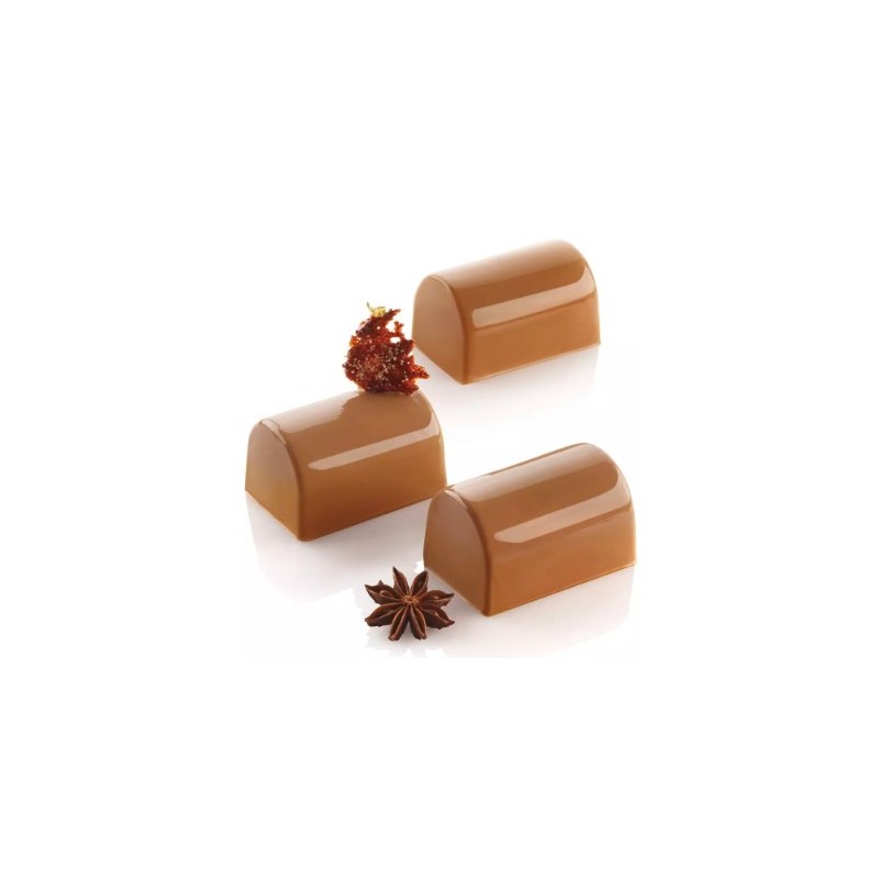 PLAQUE SILICONE 300X175 - 8 buchettes 75x50xht46 mm - 140ml