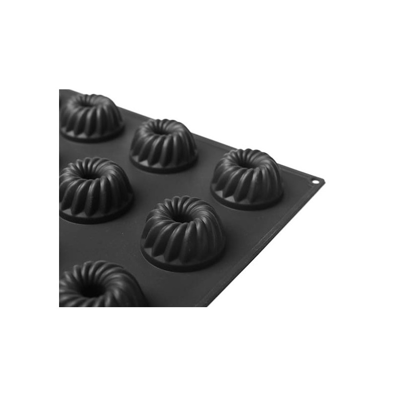 PLAQUE SILICONE 600X400 - 24 kougloffs Ø 70xht33 mm - 70ml