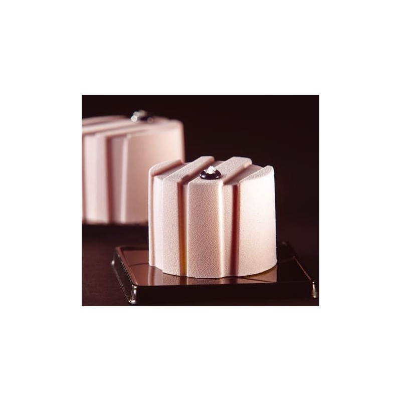 PLAQUE SILICONE RONDS RAYES