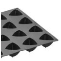 PLAQUE SILICONE 600X400 - 24 triangles bombés 75x72xht58 mm - 96ml