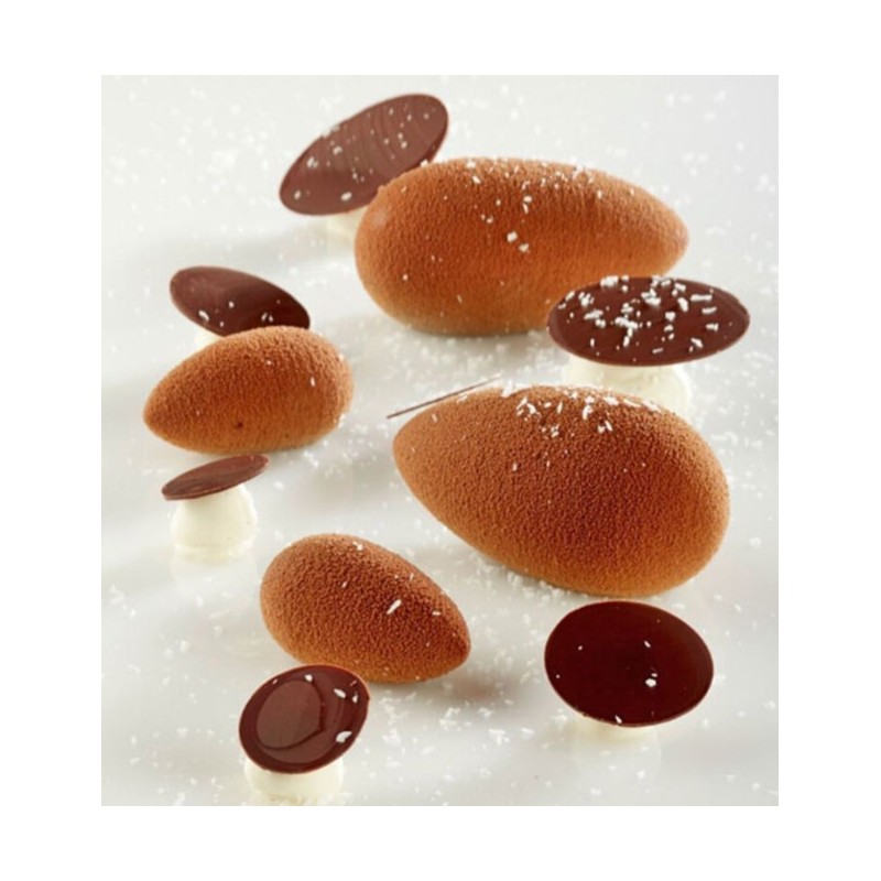 PLAQUE SILICONE QUENELLES POINTUES