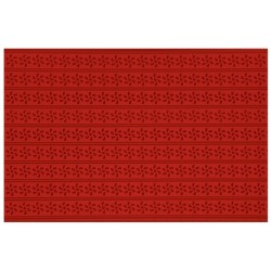 PLAQUE RELIEF SILICONE 560X390 - Motif fleurs 30 mm