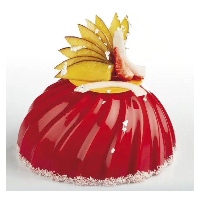 MOULE SILICONE - 1 ronds sphère twist Ø 180xht90 mm - 1440ml