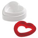 KIT MOULE SILICONE - 1 cœur bombé amore 142x137xht50 mm - 600ml