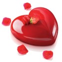KIT MOULE SILICONE - 1 cœur bombé amore 142x137xht50 mm - 600ml