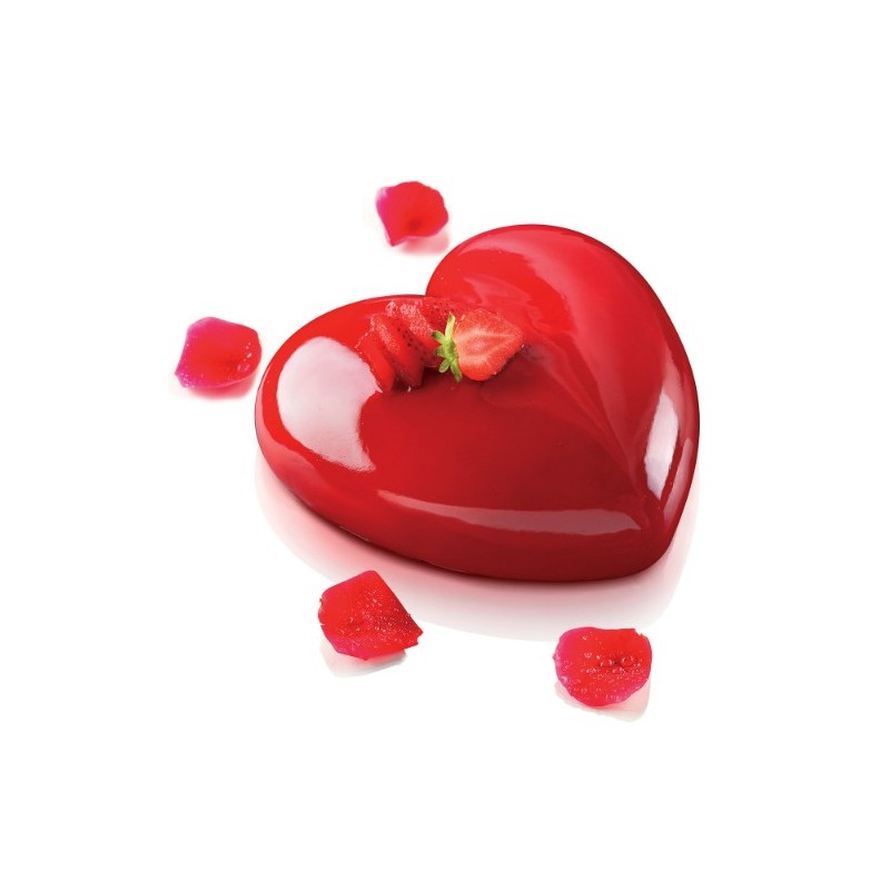 KIT MOULE SILICONE - 1 cœur bombé amore 142x137xht50 mm - 600ml