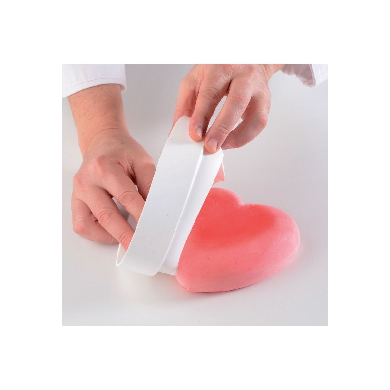 KIT MOULE SILICONE - 1 cœur bombé amore 142x137xht50 mm - 600ml