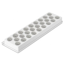 MOULE SILICONE - 26 mini insert fiamma Ø 30xht35 mm - 12.5ml