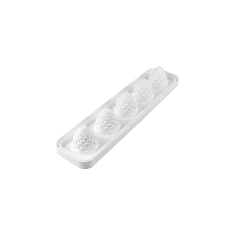 KIT MOULE SILICONE - 5 pommes de pin diam 60xht73 mm - 110ml