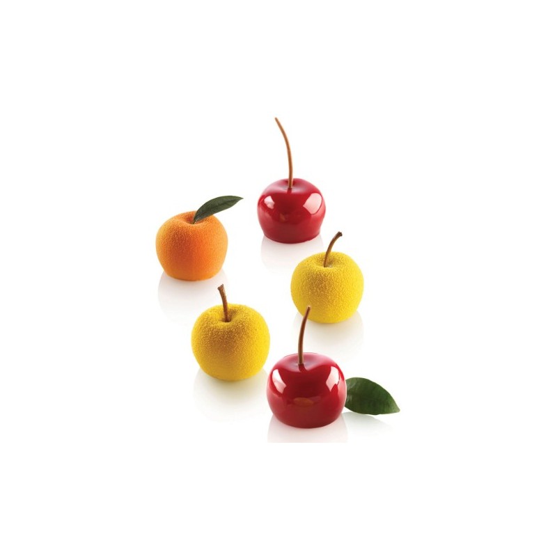 KIT MOULE SILICONE - 5 fruits Ø 60xht55 mm - 115ml