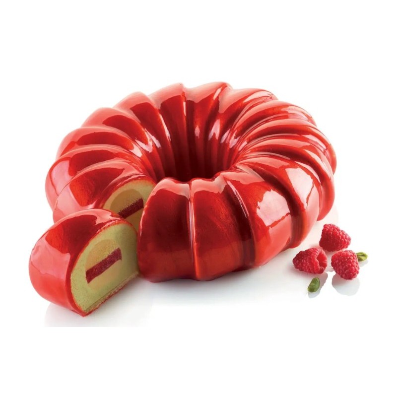 KIT MOULE SILICONE - 1 red tail Ø 240xht65 mm - 2000ml