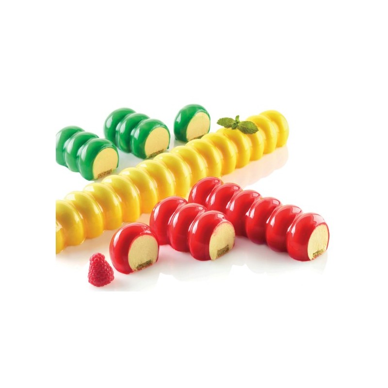 PLAQUE SILICONE 388X288 - 4 moules infinity 375x38.5xht45 mm - 2000ml