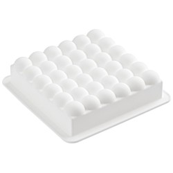 MOULE SILICONE - 1 carré bubble 180x180xht50 mm - 1.4L