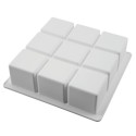 MOULE SILICONE - 1 carré cubik 172x172xht50 mm - 1.4L