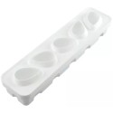 KIT MOULE SILICONE - 5 fraises 60x77xht54 mm - 120ml