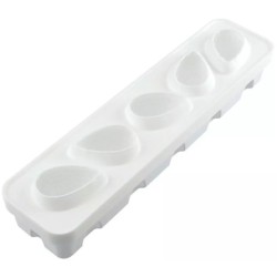 KIT MOULE SILICONE - 5 fraises 60x77xht54 mm - 120ml