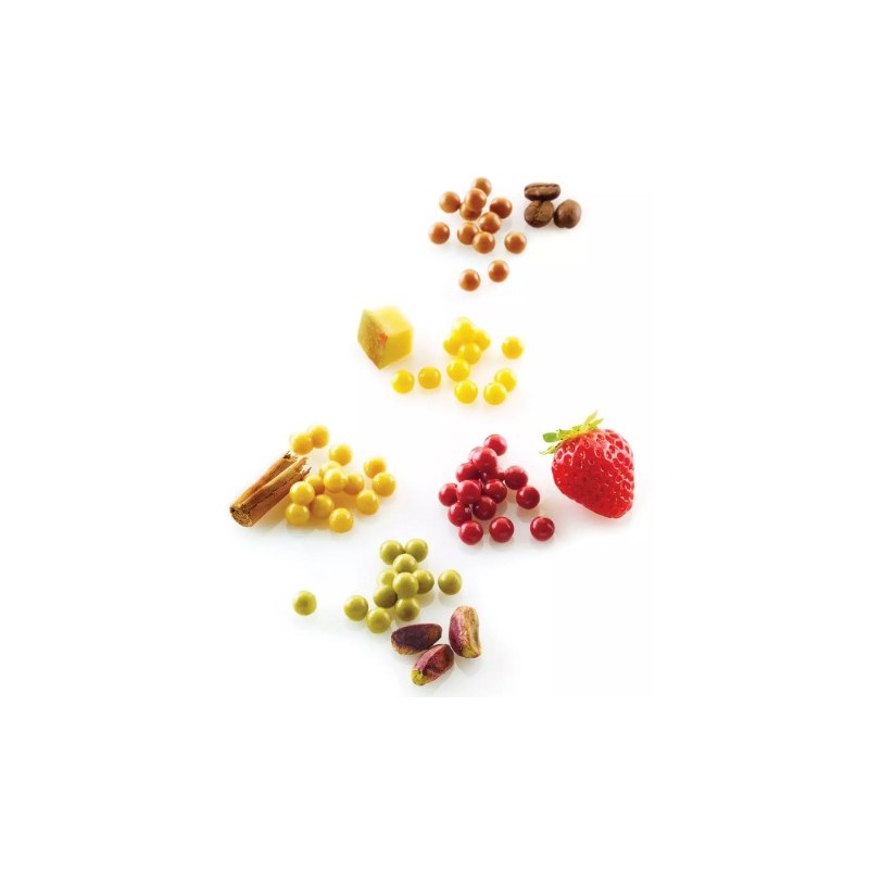 PLAQUE SILICONE 300X175 - Mini perles Ø 7xht6 mm - 1ml