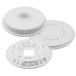 KIT MOULE SILICONE - 1 couronne bubble Ø 175xht25 mm - 295ml