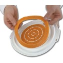 MOULE INSERT SILICONE - Rond double face Ø de 40 à 260xht20 mm