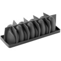 MOULE SILICONE BUCHE - Décor canyon 250x85xht80 mm - 1150ml